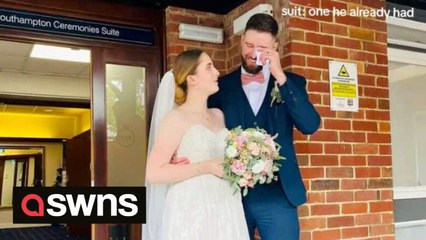 Couple's wedding cost just £2,721 - thanks to camera phone pics and charity shop dress