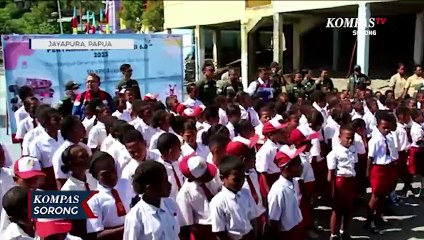 Semangat Bagi Negeri, Pertamina Bagi Ilmu Kepada Pelajar di Sentani Timur