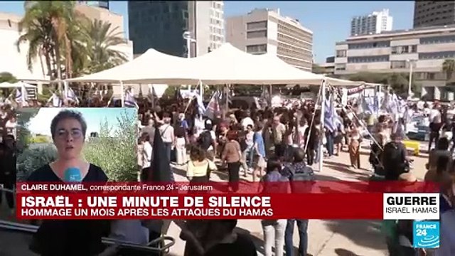 Israël rend hommage aux victimes un mois après les attaques du Hamas