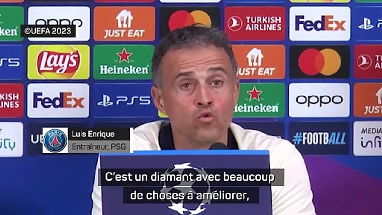 Luis Enrique : "Zaïre-Emery est un diamant"