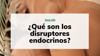 ¿Qué son los disruptores endocrinos?