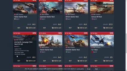 War Thunder Gaijin Store Summer Sale 2023