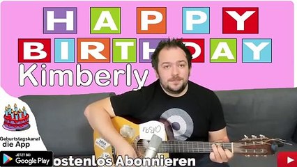 Download Video: Happy Birthday, Kimberly! Geburtstagsgrüße an Kimberly