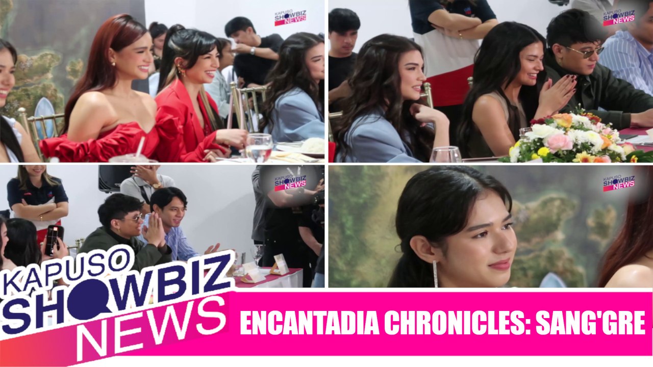 Kapuso Showbiz News: Bianca, Faith, Kelvin, at Angel, nakatanggap ng pagbati sa cast ng Encantadia