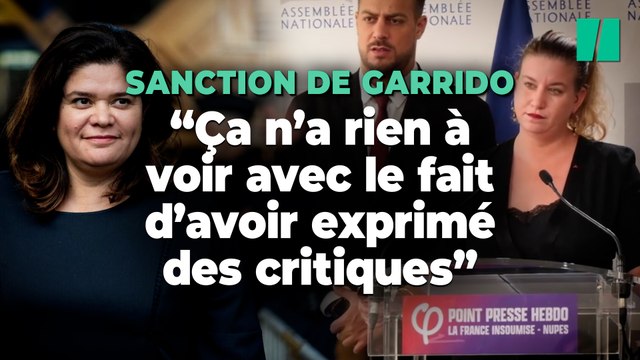Mathilde Panot défend la sanction contre Raquel Garrido