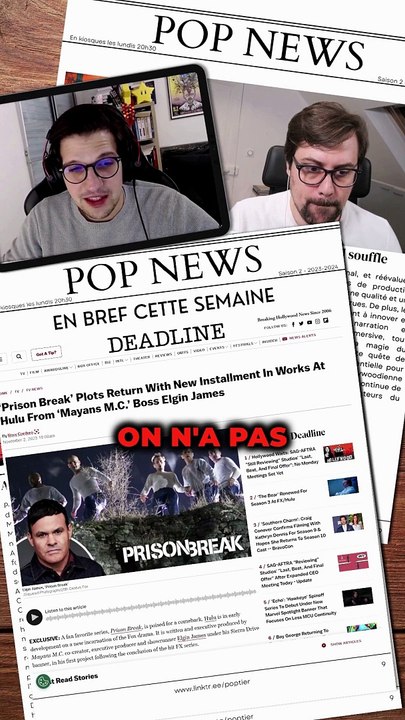 PRISON BREAK : un REMAKE/REBOOT en préparation !