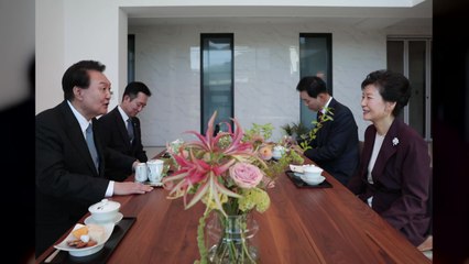 尹, 朴과 12일 만에 재회...대구 사저에서 한 시간 환담 / YTN