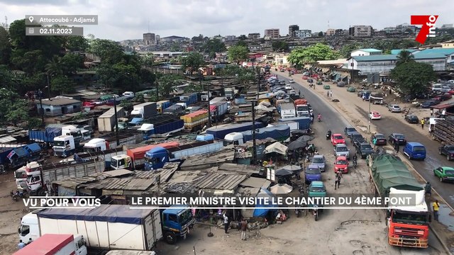 Le Premier ministre Beugré Mambé visite le chantier du 4ᵉ pont