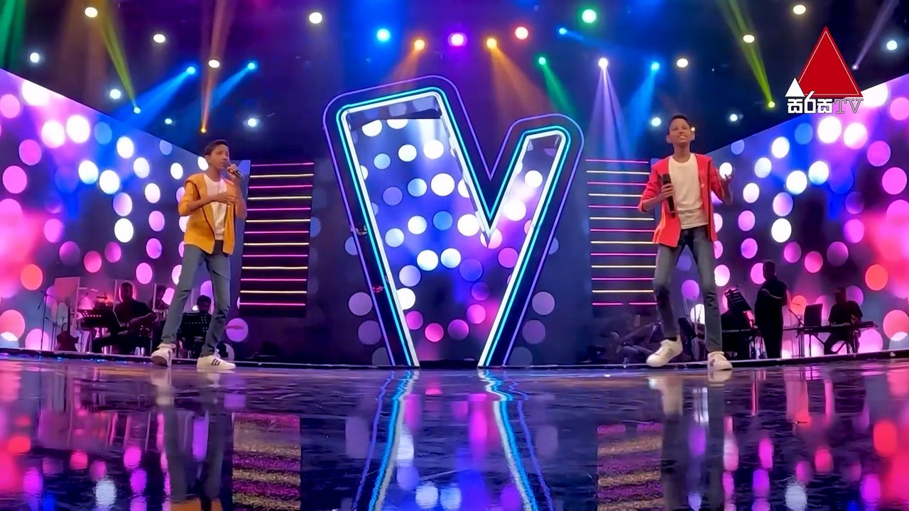 Yugeeth Nimsara & Yumeth Damsara|Aiyata Me Rajage (අයියාට මේ රජගේ) Blind Auditions|The Voice Kids SL