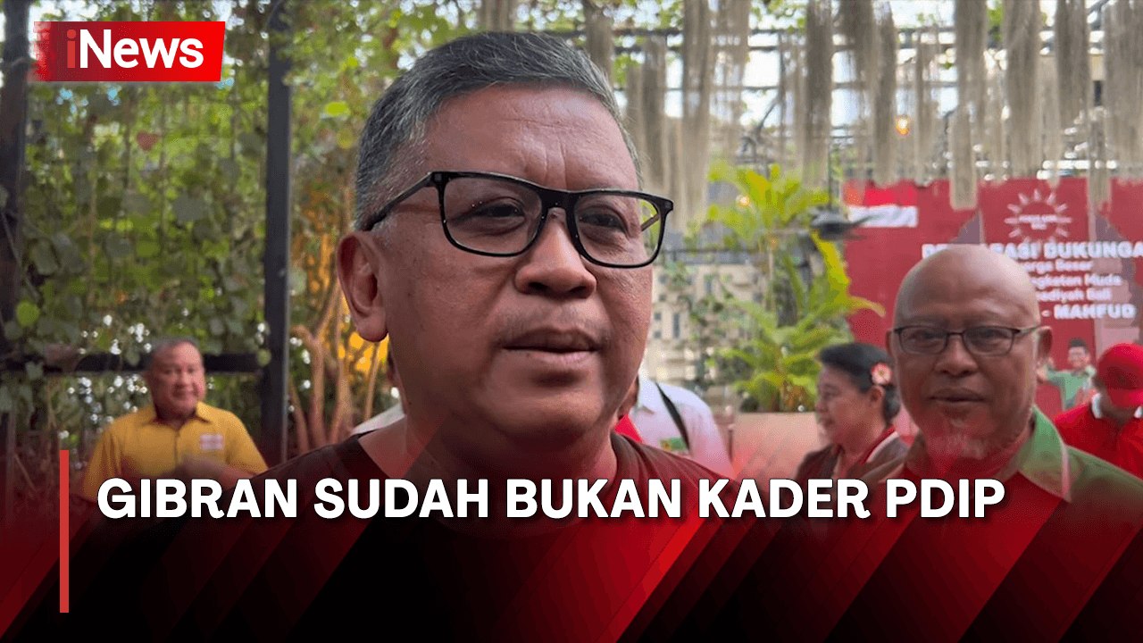 Sekjen PDIP Hasto Nyatakan Gibran Sudah Bukan Kader