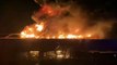 Huge blaze at industrial estate in Longridge, Lancashire (November 6, 2023)