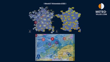 prévisions météo-villes du mardi 7 novembre 2023