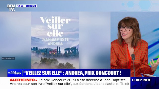 Le prix Goncourt a été attribué à Jean-Baptiste Andréa pour son livre intitulé Veillez sur elle