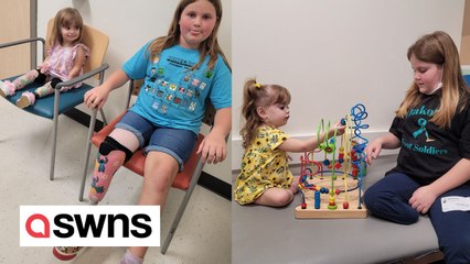 "My girls both needed their legs amputating - despite one-in-a-billion odds"