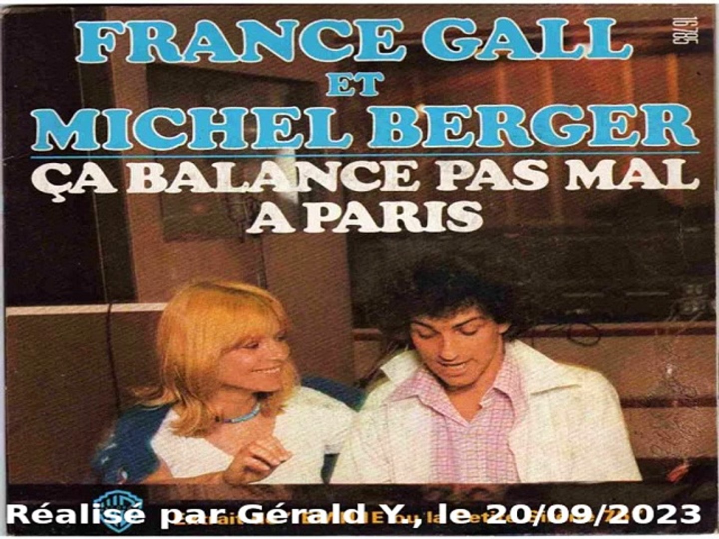 Michel Berger & France Gall_Ça balance pas mal à Paris (Clip 1976)karaoké -  Vidéo Dailymotion