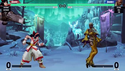 THE KING OF FIGHTERS XV NAKORURU/HAOHMARU/DARLI VS DOLORES/KULA/YURI