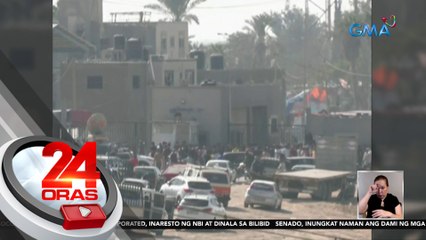 39 na Pilipino mula Gaza, nasa Palestinian side ng border at naghahandang tumawid pa-Egypt | 24 Oras