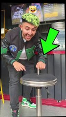 This Lady! Wildest Broken Chair Prank!