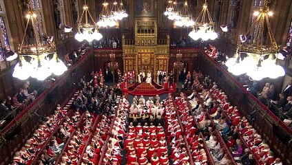 King pays tribute to late-Queen's 'legacy' in speech