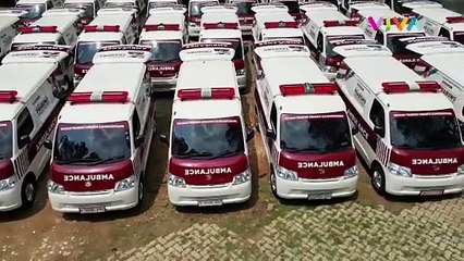 Momen Prabowo Kirim 25 Ambulans untuk Aceh