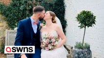 Couple's wedding cost £2,721 - thanks to camera phone pics and charity shop dress