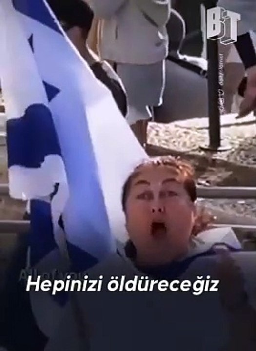 Yahudi kadın küfrederek ölümle tehdit etti