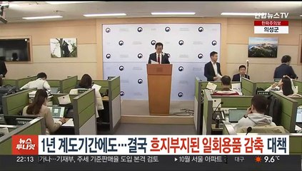 1년 계도기간에도…결국 흐지부지된 일회용품 감축 대책