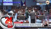 Senado, nadismaya sa lumabas na mali umanong impormasyon tungkol sa exec. session sa Senado | 24 Oras
