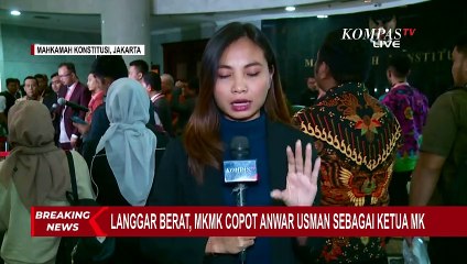 MKMK Putuskan 9 Hakim MK Langgar Kode Etik, Anwar Usman Diberhentikan dari Ketua MK