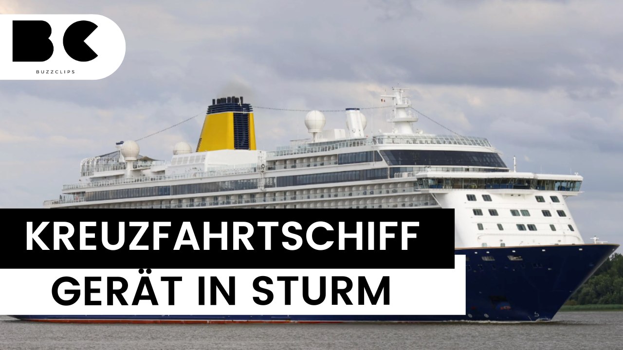 Kreuzfahrtschiff gerät in heftigen Sturm: 100 Verletzte!