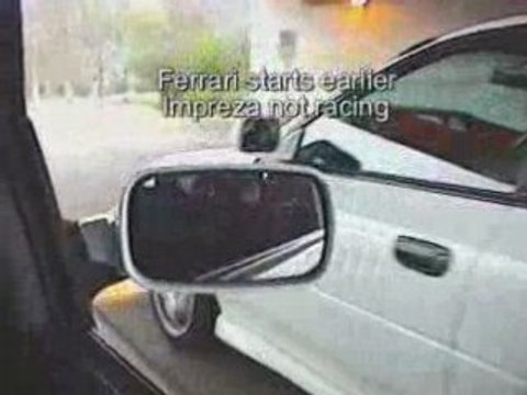 Illegal street racing - Ferrari Testarossa vs Fiat Punto GT