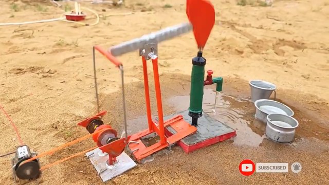 How to make mini water _ Science project _ Technology motor pump
