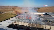 Kahramanmaraş'ta Tekstil Fabrikasında Yangın Çıktı