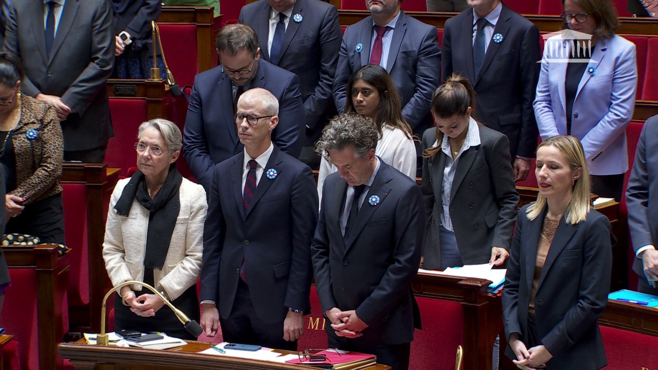 Tempête Ciarán: les députés observent une minute de silence pour l'agent d'Enedis mort en intervention