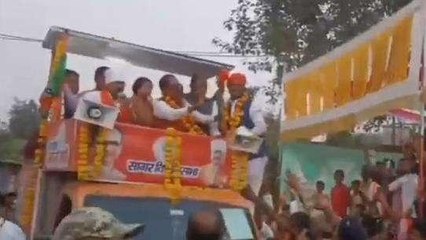सागर: CM शिवराज का दौरा, BJP प्रत्याशी के समर्थन में किया रोड शो
