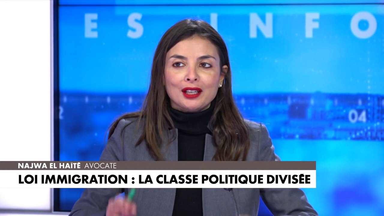 Najwa El Haïté : «Si on veut lutter contre des flux migratoires massifs, il faut s'occuper de l'immigration familiale, donc le fameux regroupement familial»