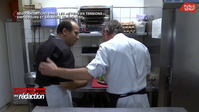 Reportage régularisation métiers en tension