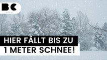 Wintereinbruch: An diesen Orten fällt jetzt ein Meter Schnee!