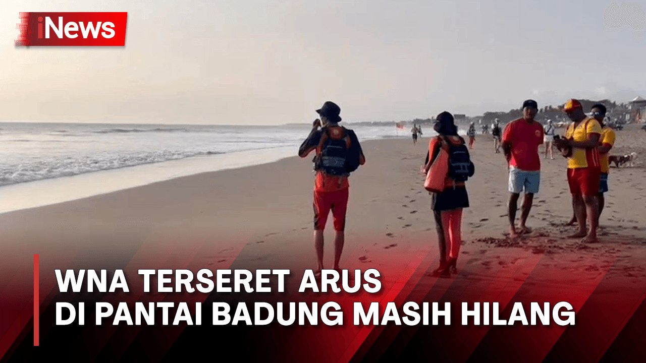 Berenang di Pantai Badung Bali, 2 WNA Hanyut 1 Orang Masih Hilang