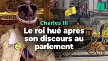 « Pas mon roi » : Charles III hué après avoir donné son premier discours du trône
