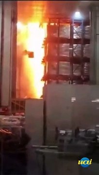 Fábrica da Cacau Show pega fogo e assusta funcionários, em Linhares, no Espírito Santo