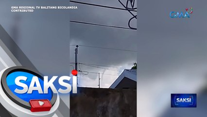 Buhawi, napinsila ang isang bahay sa Minalabac, Camarines Sur | Saksi