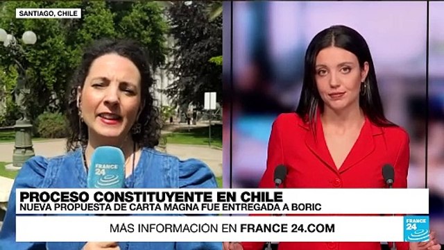 Informe desde Santiago: entregan borrador de Constitución a Gabriel Boric