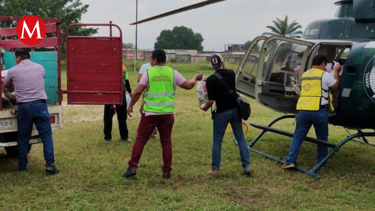 Activan puente aéreo en Veracruz; ayudan a comunidades afectadas por frente frío 8