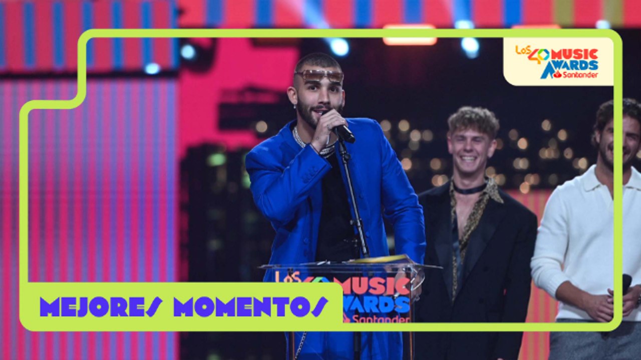 Manuel Turizo, premio a Mejor Gira por el Tour 2000 | LOS40 Music Awards Santander 2023