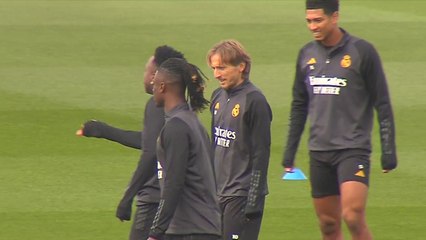 Real Madrid train ahead of Champions League clash with Braga