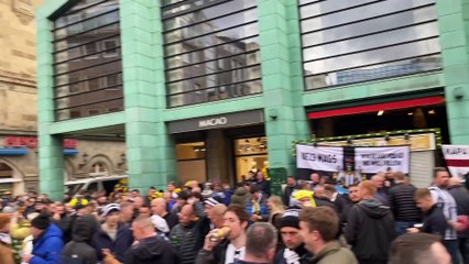Newcastle United fans over at Dortmund for Champions League clash
