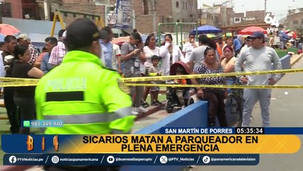 Parqueador es asesinado a plena luz del día en SMP: crimen podría ser por ajuste de cuentas