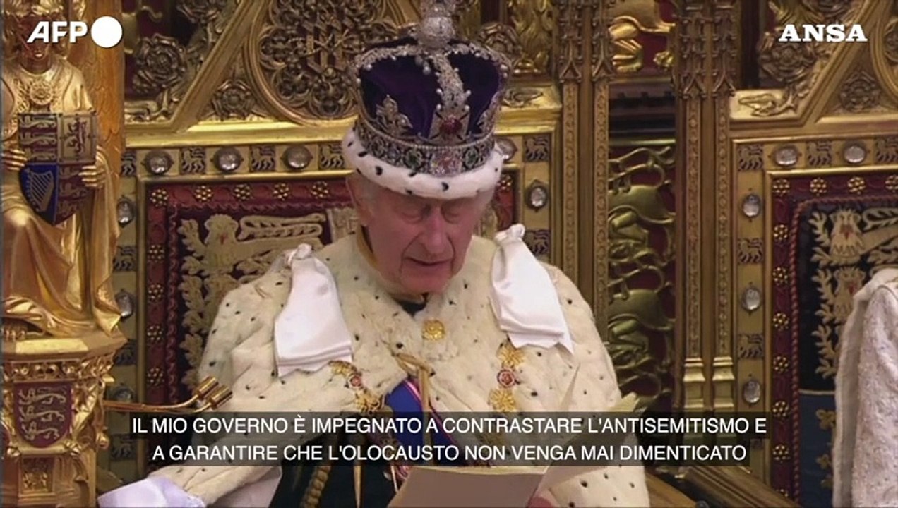 Dal Medio Oriente al clima: primo discorso di re Carlo III alle Camere