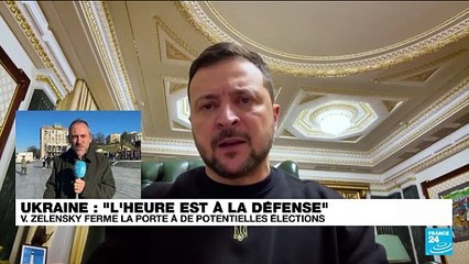 Zelensky opposé à l’organisation d’élections présidentielles en Ukraine en 2024